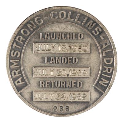 Lot #341 Apollo 11 Flown Robbins Medallion - Image 2