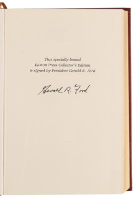 Lot #58 Gerald Ford Signed Book - A Time to Heal - Image 4