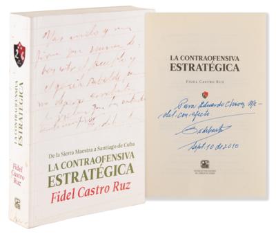 Lot #201 Fidel Castro Signed Book - The Strategic