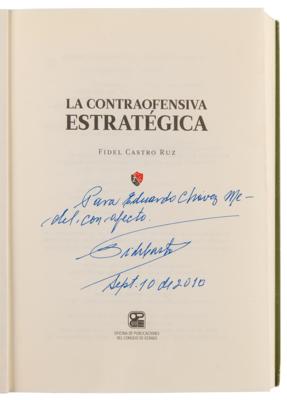 Lot #201 Fidel Castro Signed Book - The Strategic Counteroffensive - Image 4