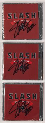 Lot #593 Slash (3) Signed CD Booklets - 4 - Image 1