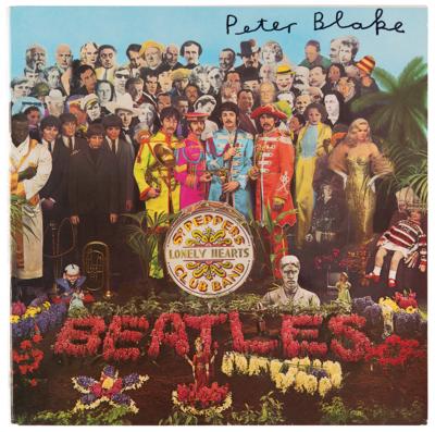 Lot #512 Beatles: Peter Blake Signed Album - Sgt. Pepper’s Lonely Hearts Club Band - Image 1