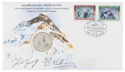 Lot #233 Edmund Hillary and Tenzing Norgay Signed