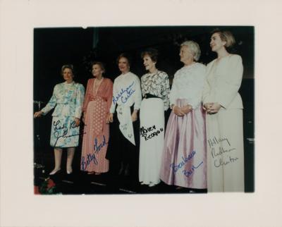 Lot #22 First Ladies (6) Signed Photograph