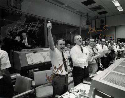 Lot #356 Apollo 13 Mission Control Signed