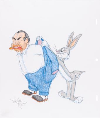 Lot #878 Bugs Bunny and Rocky the Gangster