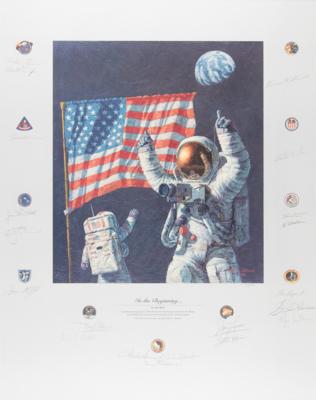 Lot #330 Apollo Astronauts (20) Multi-Signed