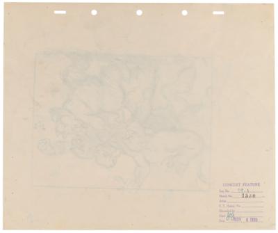 Lot #764 Satyr and Centaurs production storyboard drawing from Fantasia - Image 2