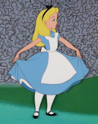 Lot #786 Alice production cel from Alice in Wonderland - Image 1