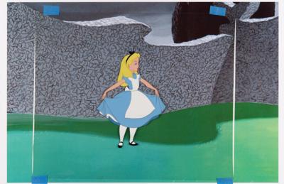 Lot #786 Alice production cel from Alice in Wonderland - Image 2