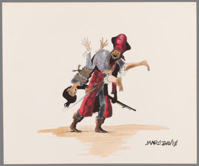 Lot #813 Pirates of the Caribbean ride concept painting by Marc Davis - Image 1