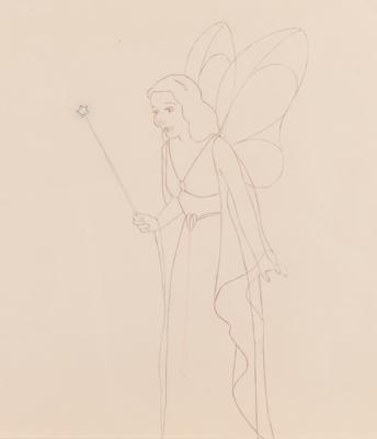 Lot #769 Blue Fairy production drawing from Pinocchio - Image 1