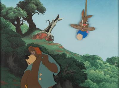 Lot #777 Br'er Bear and Br'er Rabbit production cels from Song of the South - Image 1