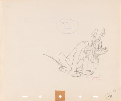 Lot #837 Pluto production drawing from Society Dog Show - Image 1