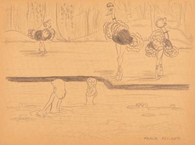 Lot #840 Frank Follmer concept drawing from Fantasia - Image 1