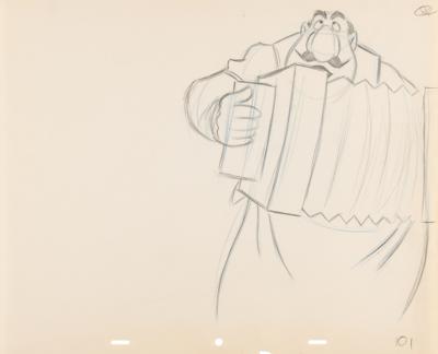 Lot #849 Tony production drawing from Lady and the Tramp - Image 1