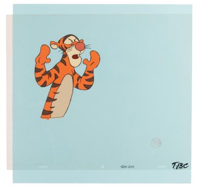 Lot #858 Tigger production cel from The New Adventures of Winnie the Pooh - Image 1