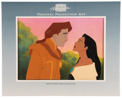 Lot #867 Pocahontas and John Smith limited edition cel for Pocahontas II: Journey to a New World - Image 1