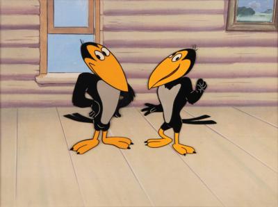 Lot #903 Heckle and Jeckle production cels from a