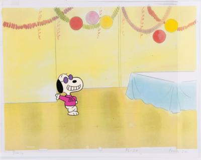 Lot #901 Snoopy publicity cel as 'Joe Cool' from Peanuts - Image 2