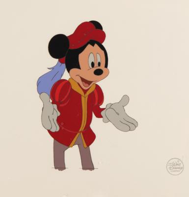 Lot #859 Mickey Mouse production cel from The Prince and the Pauper - Image 1