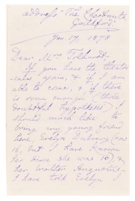 Lot #430 Charles L. Dodgson Autograph Letter