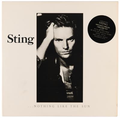 Lot #599 Sting Signed Album Insert - Nothing Like the Sun - Image 2