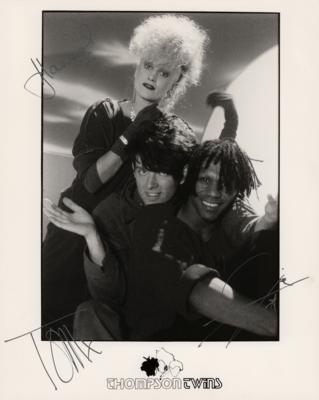 Lot #603 Thompson Twins Signed Photograph - Image 1