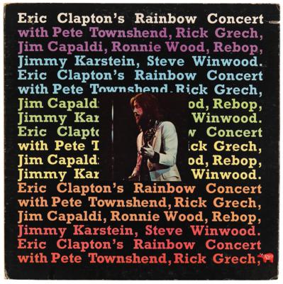 Lot #527 Eric Clapton Signed Album - Eric Clapton's Rainbow Concert - Image 2