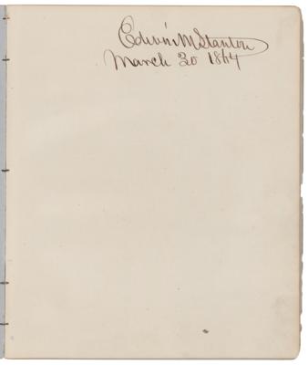 Lot #251 Abraham Lincoln's Cabinet (8) Signatures - Image 2