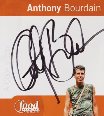 Lot #644 Anthony Bourdain Signed Book - A Cook's Tour - Image 2