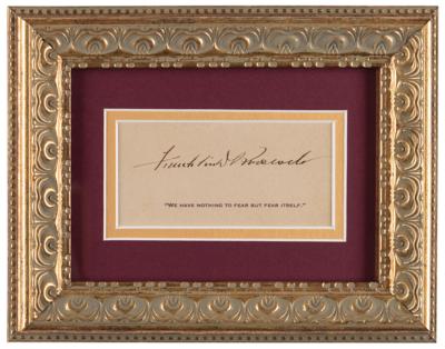 Lot #101 Franklin D. Roosevelt Signature - Image 2