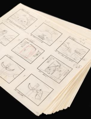 Lot #820 The Flintstones rare complete storyboard