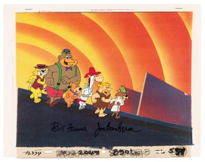 Lot #899 Top Cat, Magilla Gorilla, Boo Boo, Quick Draw McGraw, Barney Rubble, and Snooper production cels from Hanna-Barbera's 50th: A Yabba Dabba Doo Celebration - Image 2