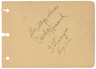 Lot #703 Three Stooges Signatures - Image 1