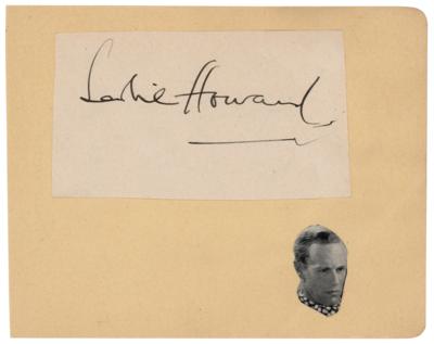 Lot #670 Leslie Howard Signature - Image 1