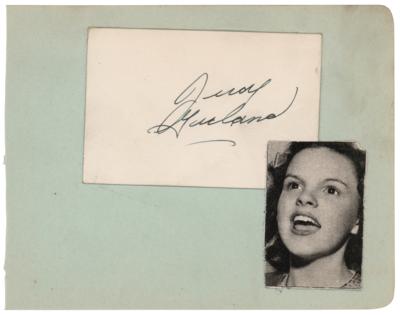 Lot #662 Judy Garland Signature - Image 1