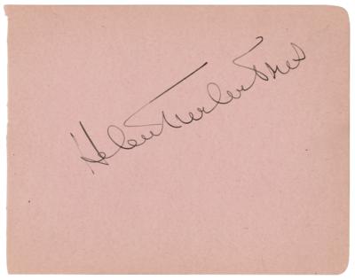 Lot #705 Helen Twelvetrees Signature - Image 1