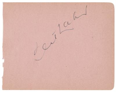 Lot #712 Wizard of Oz: Bert Lahr Signature - Image 1