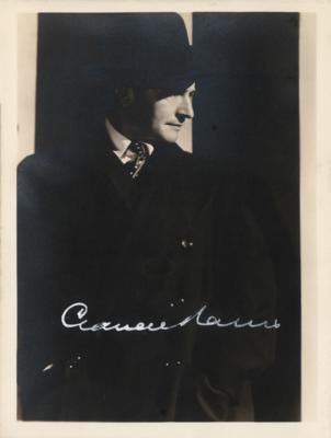 Lot #685 Claude Rains Signed Photograph - Image 1