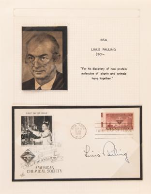 Lot #159 Nobel Prize-Winning Scientists (60) Signed Cover Collection, with Niels Bohr, James Chadwick, and Linus Pauling - Image 10