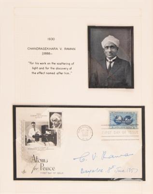 Lot #159 Nobel Prize-Winning Scientists (60) Signed Cover Collection, with Niels Bohr, James Chadwick, and Linus Pauling - Image 5