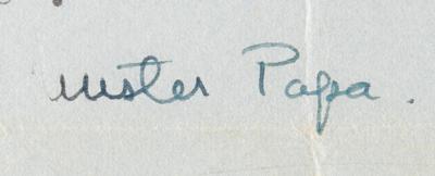 Lot #432 Ernest Hemingway Writes from Kenya During His Second African Safari, One Month After the Publication of The Old Man and the Sea - Image 3