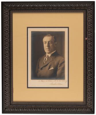 Lot #115 Woodrow Wilson Signed Photograph - Image 2