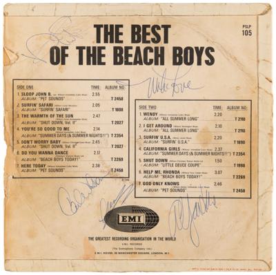 Lot #510 Beach Boys Signed Album - The Best of the Beach Boys - Image 1