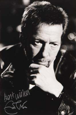 Lot #528 Eric Clapton Signed Photograph - Image 1