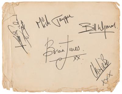 Lot #587 Rolling Stones Signed 1964 Decca Promo Card - Image 2