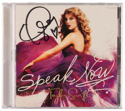 Lot #620 Taylor Swift Signed CD - Speak Now - Image 1