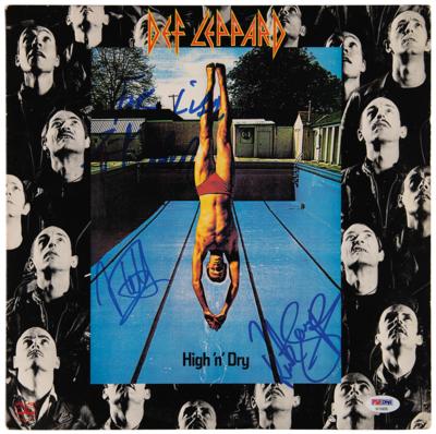 Lot #531 Def Leppard Signed Album - High 'n' Dry - Image 1