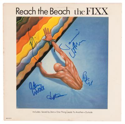 Lot #540 The Fixx Signed Album - Reach the Beach - Image 1